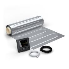 Alu Heizmatten Set AluPRO-80 mit Smart Thermostat R7C-716 WIFI Farb-LCD schwarz/weiß