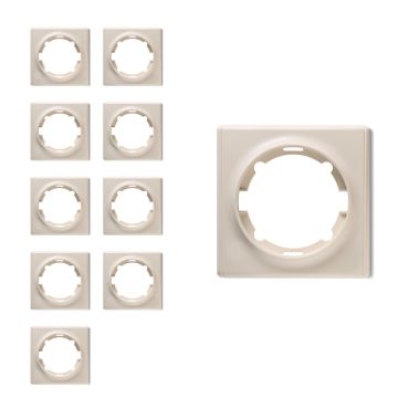 10x Florence Abdeckrahmen Set - beige