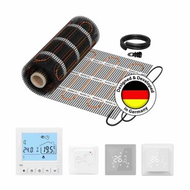 Wandheizmatten WARMON CLASSIC LIGHT 100 W/m² inkl. Thermostat weiß