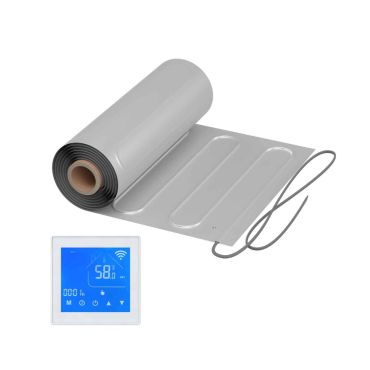 Heizmatte WARMON ALU 150 W/m² mit Thermostat MCS 450 Smart WiFi Touch weiß - 5 m²