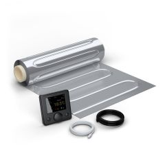 Alu Heizmatten Set AluPRO-80 mit Smart Thermostat R7C-716 WIFI Farb-LCD schwarz/weiß