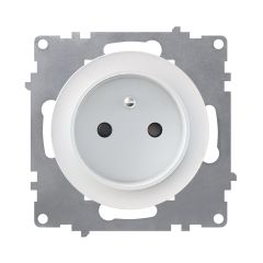 Steckdose mit Erdungsstift, E-Typ, Erdung, 230V/16A, ohne Rahmen