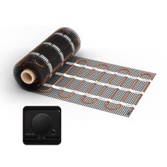 Heizmatte WARMON CLASSIC 150 W/m² mit Thermostat AC3082H analog, schwarz