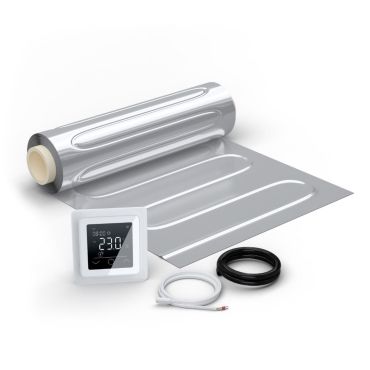 Alu Heizmatten Set AluPRO-80 mit Thermostat MCS 750 WIFI Touch weiß