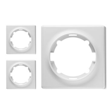 3x Florence Abdeckrahmen Set - weiß