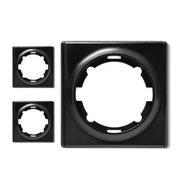 3x Florence Abdeckrahmen Set - schwarz