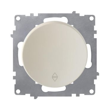 Wechselschalter, 1fach, Unterputz, ohne Rahmen, beige