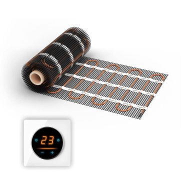 Heizmatte WARMON CLASSIC 150 W/m² mit Thermostat OKE-25 Serie WiFi Touch