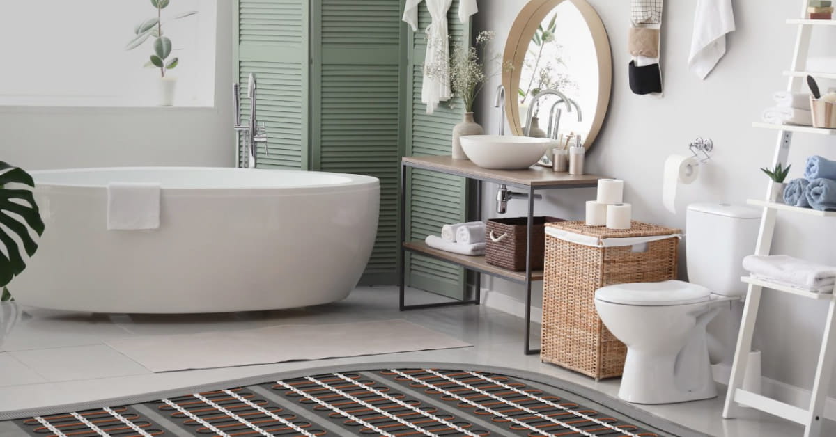 Was ist die beste elektrische Fußbodenheizung für Badezimmer?