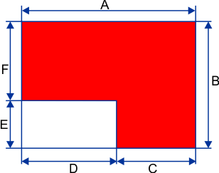 Planungshilfe verwinkelter Raum