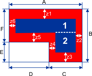 Planungshilfe verwinkelter Raum