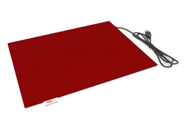 Tragbares Sitzkissen für kleine Haustiere, LappoComfort Pad USB Sitzmatte, Outdoor Wärme  - Rot